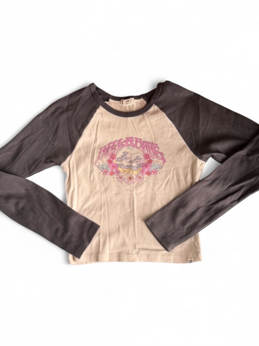 Billabong Cropped long sleeve baby tee- NWOT